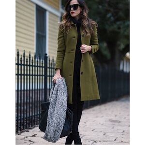 J. Crew Olive Green Coat